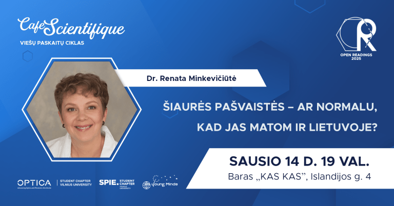 #4 Café Scientifique: „Šiaurės pašvaistės – ar normalu, kad jas matom ir Lietuvoje?“