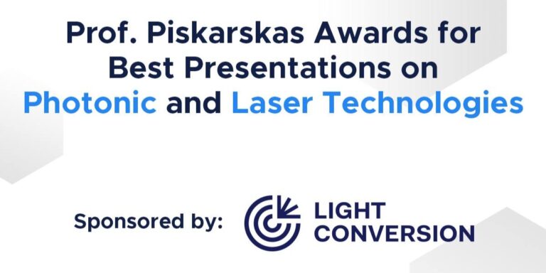 Prof. Piskarskas Awards for Best Presentations