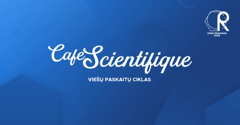 Nauji Open Readings metai – naujas Café Scientifique sezonas!