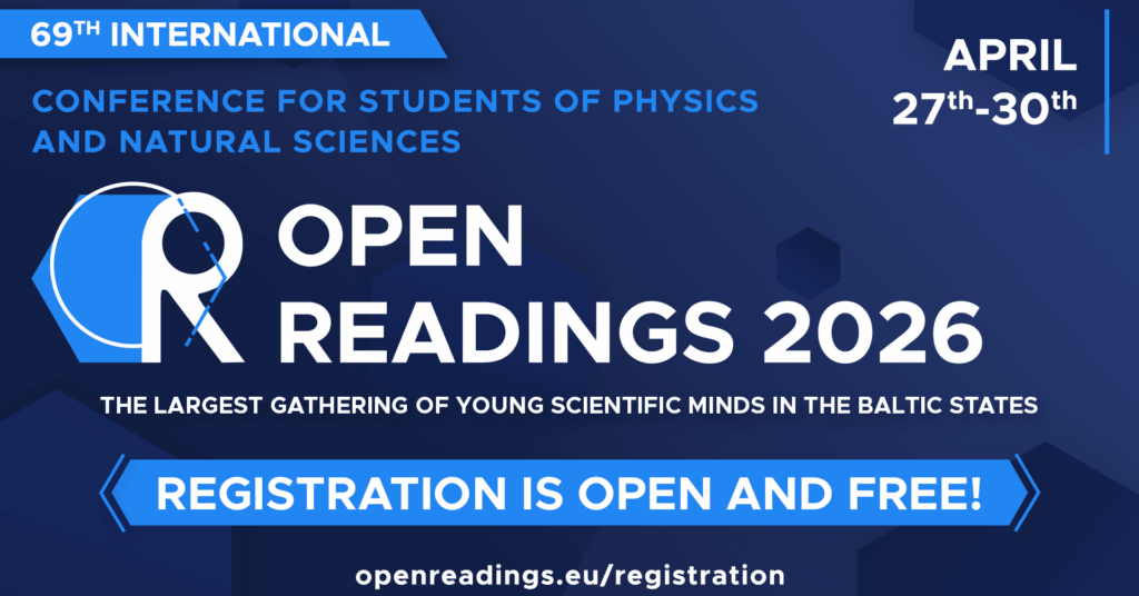 Open Readings 2026 Registration is Open!