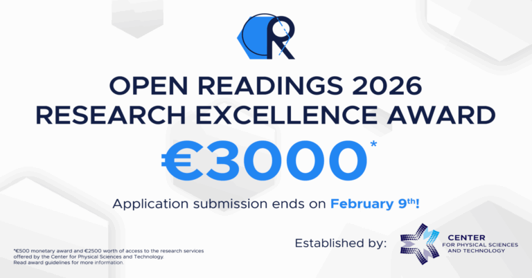 Applications for the "Open Readings Research Excellence Award" are open!