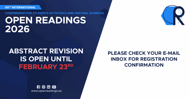 Abstract Revision is Open Until February 23rd!